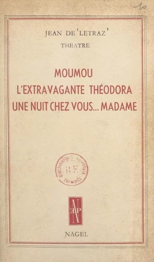 Théâtre - Jean de Létraz - FeniXX réédition numérique