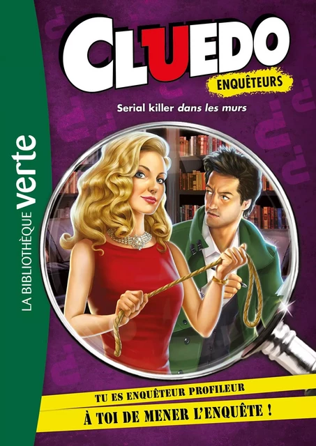 Cluedo Enquêteurs 05 - Serial killer dans les murs -  Hasbro - Hachette Jeunesse