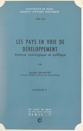 Les pays en voie de développement (2)