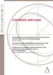 Contrats spéciaux