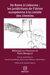 De Rome à Lisbonne: les juridictions de l'Union européenne à la croisée des chemins