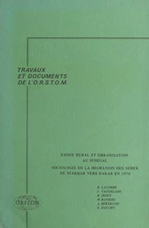 Exode rural et urbanisation au Sénégal