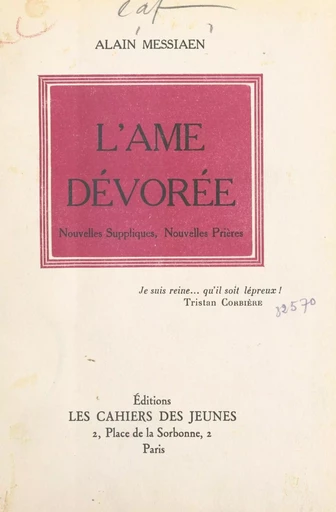 L'âme dévorée - Alain Messiaen - FeniXX réédition numérique