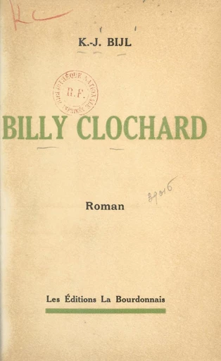 Billy clochard - Koenraad-Jakob Bijl - FeniXX réédition numérique