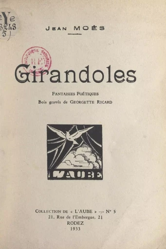 Girandoles - Jean Moes - FeniXX réédition numérique