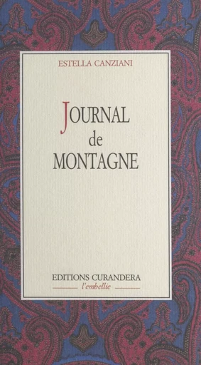 Journal de montagne - Estella Canziani - FeniXX réédition numérique