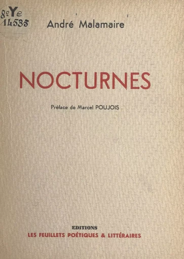 Nocturnes - André Malamaire - FeniXX réédition numérique