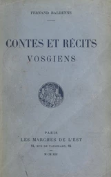 Contes et récits vosgiens