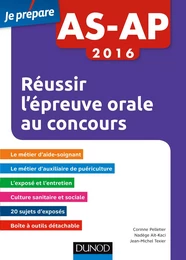 AS-AP 2016 Réussir l'épreuve orale au concours