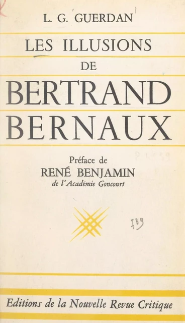 Les illusions de Bertrand Bernaux - L.-G. Guerdan - FeniXX réédition numérique