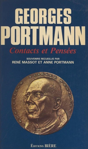 Contacts et pensées - Georges Portmann - FeniXX réédition numérique