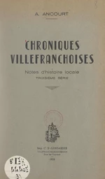 Chroniques villefranchoises