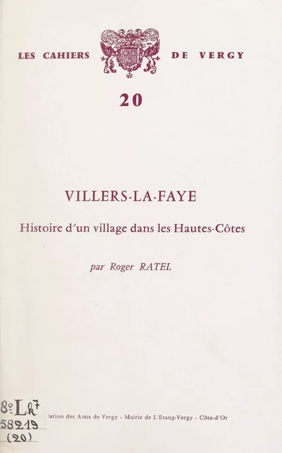 Villers-la-Faye - Roger Ratel - FeniXX réédition numérique