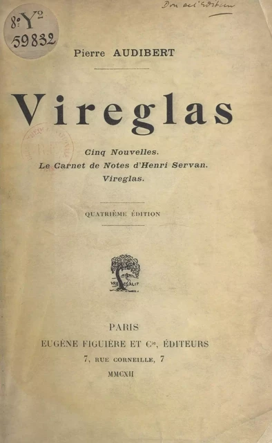 Vireglas - Pierre Audibert - FeniXX réédition numérique