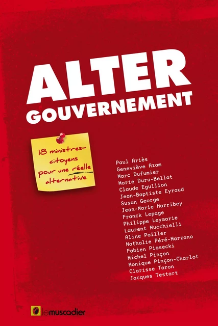 Altergouvernement - Paul Ariès, Genevieve Azam,  Collectif - Le Muscadier