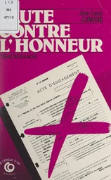 Faute contre l'honneur