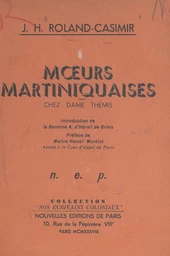 Mœurs martiniquaises