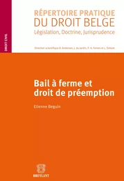 Bail à ferme et droit de préemption