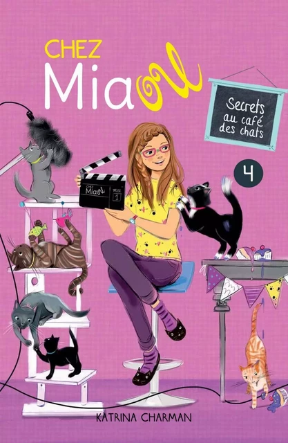 Chez Miaou - Secrets au café des chats - Katrina Charman - Héritage Jeunesse