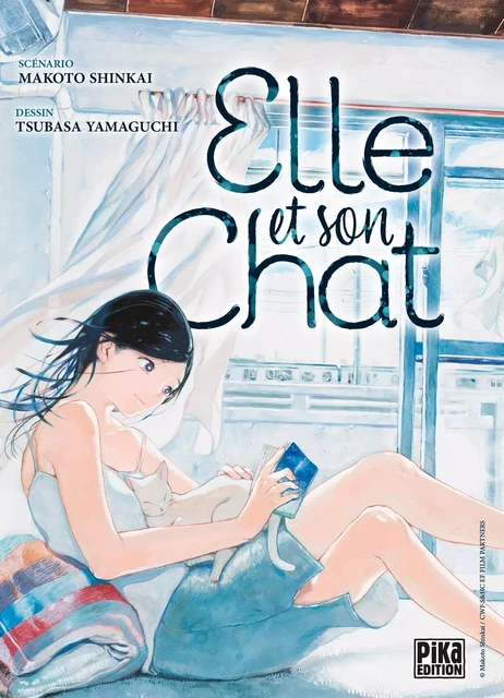 Elle et son chat -  - Pika