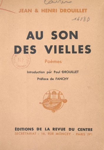 Au son des vielles - Henri Drouillet, Jean Drouillet - FeniXX réédition numérique