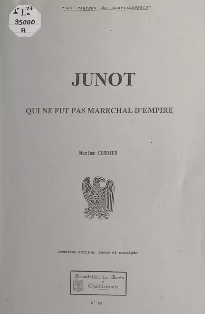 Junot - Maxime Cordier - FeniXX réédition numérique