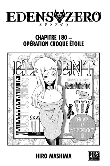 Edens Zero Chapitre 180 - Hiro Mashima - Pika