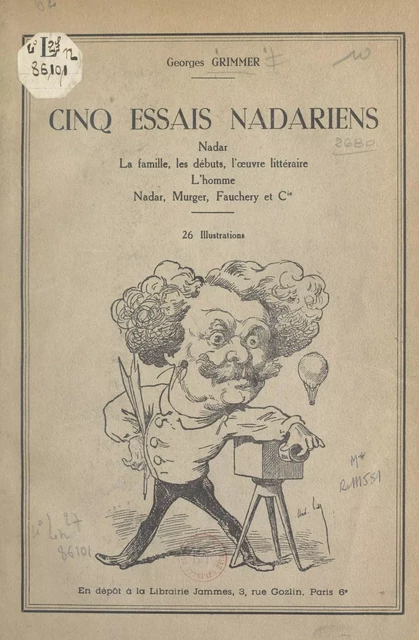 Cinq essais nadariens - Georges Grimmer - FeniXX réédition numérique