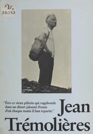 Jean Trémolières -  Collectif, Jean Trémolières - FeniXX réédition numérique