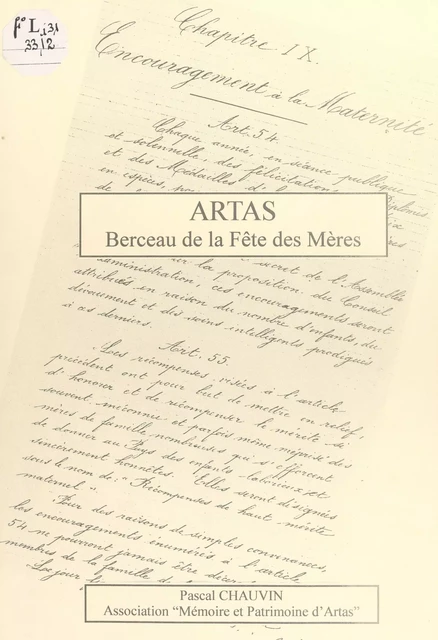 Artas - Pascal Chauvin - FeniXX réédition numérique