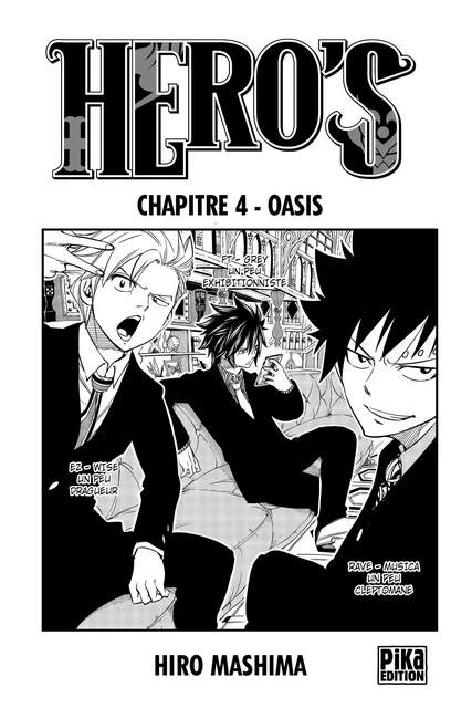 Hero's Chapitre 4 - Hiro Mashima - Pika