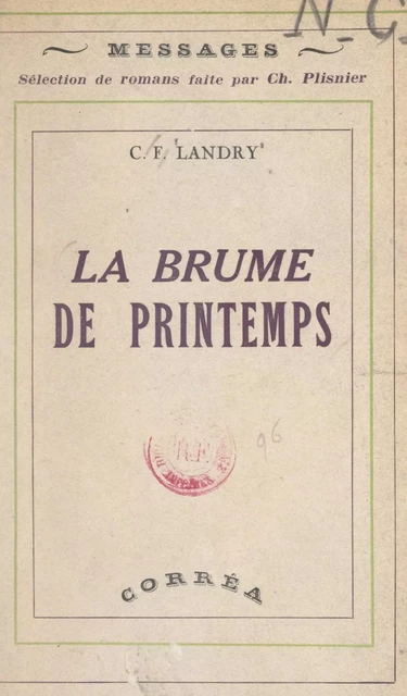 La brume de printemps - Charles-François Landry - FeniXX réédition numérique