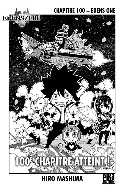 Edens Zero Chapitre 100 - Hiro Mashima - Pika