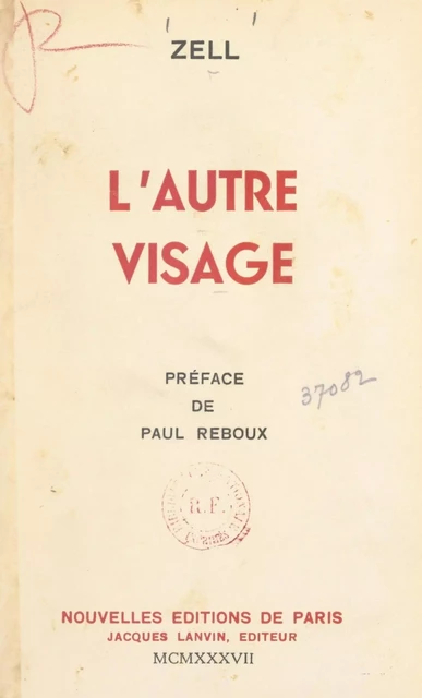 L'autre visage -  Zell - FeniXX réédition numérique