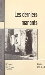 Les derniers manants