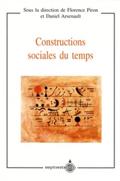 Constructions sociales du temps