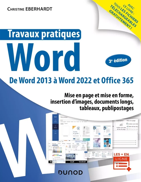 Travaux pratiques - Word - 3e éd. - Christine Eberhardt - Dunod