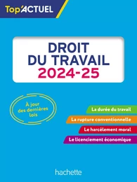 Top'Actuel Droit du travail 2024-2025