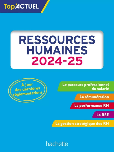 Top'Actuel - Ressources Humaines (RH) 2024-2025 - Hamza Merabet - Hachette Éducation