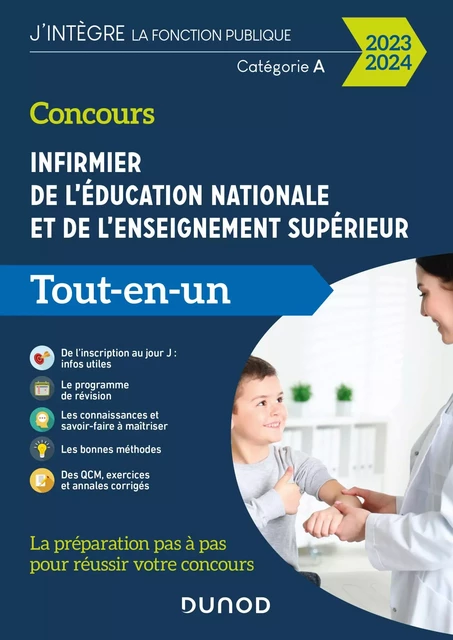 Concours Infirmier de l'éducation nationale et de l'enseignement supérieur - Julien Dangles, Frédéric Perrier, Corinne Pelletier - Dunod