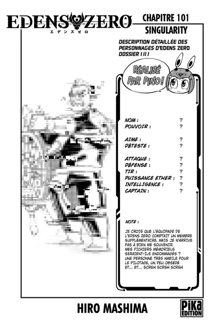 Edens Zero Chapitre 101 - Hiro Mashima - Pika