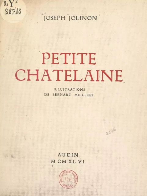 Petite châtelaine - Joseph Jolinon - FeniXX réédition numérique