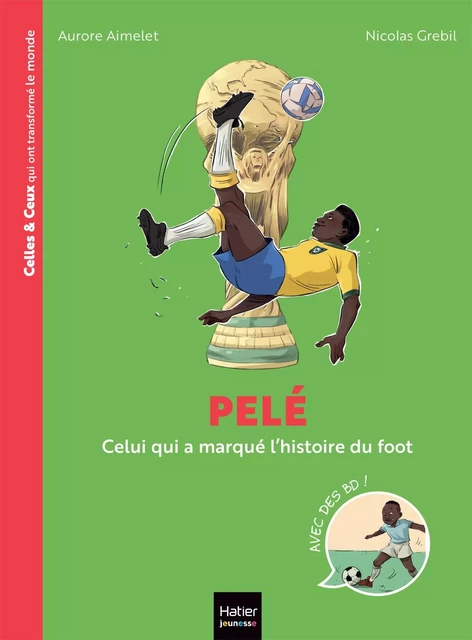 Celles et ceux qui ont transformé le monde - Pelé - Aurore Aimelet - Hatier Jeunesse