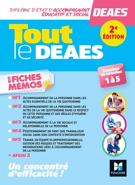 Tout le DEAES en fiches mémos - Nouveau programme - Kamel Abbadi, Marlène Gratiot, Soraya Korkzine, Vanessa Montagnac, Sonia Billotte, Patrice Bourgeois, Sophie Bustin, Carine Carrere, Peter Crevant, Julien Derras, Bruno Frot, Marie-Pierre Payet, Jocelyn Garnier, Mélanie d' Hervé, Yamina Kerrou, Eric Tisserand, Charlotte Slowick, Agnès Voron, Priscilla Benchimol, Lisa Besson, Sylvie Corvoisier-Tourneur, Sébastien Derue, Florence Didot - Foucher