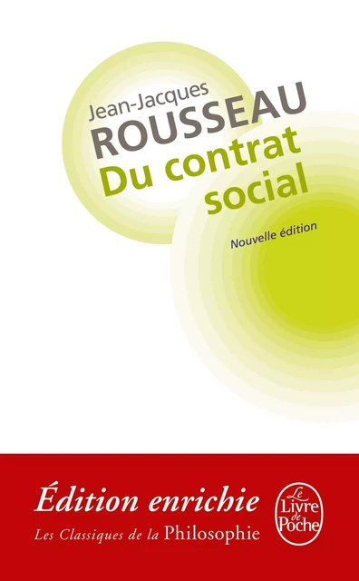 Du contrat social - Jean-Jacques Rousseau - Le Livre de Poche