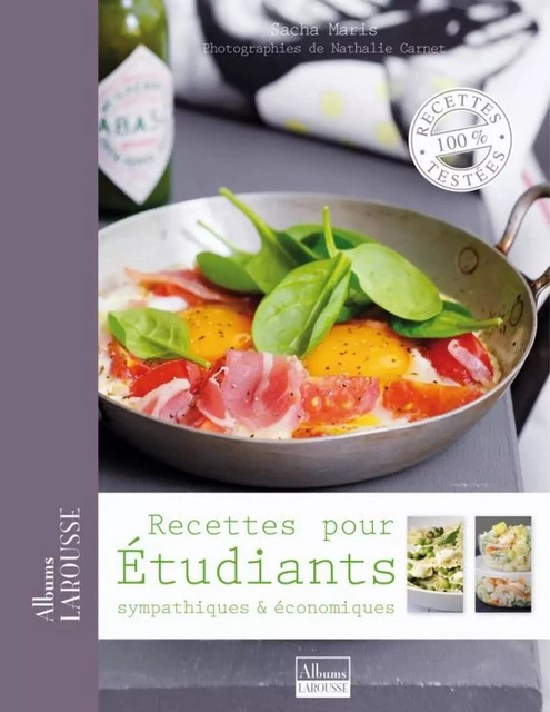 Recettes pour étudiants - Sacha MARIS - Larousse