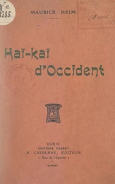 Haï-Kaï d'Occident