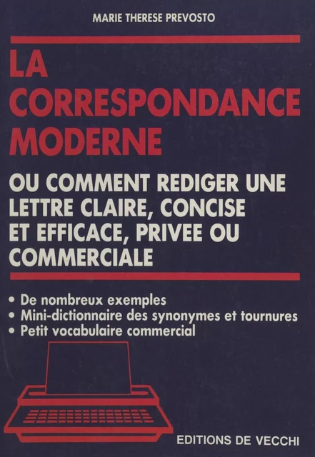 Correspondances privée et commerciale - Marie-Thérèse Prévosto - FeniXX réédition numérique