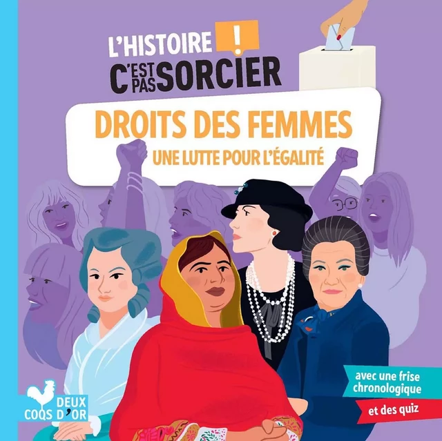 L'histoire C'est pas sorcier - Les droits des femmes - Sophie Blitman - Deux Coqs d'Or