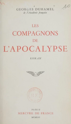 Les compagnons de l'Apocalypse - Georges Duhamel - FeniXX réédition numérique